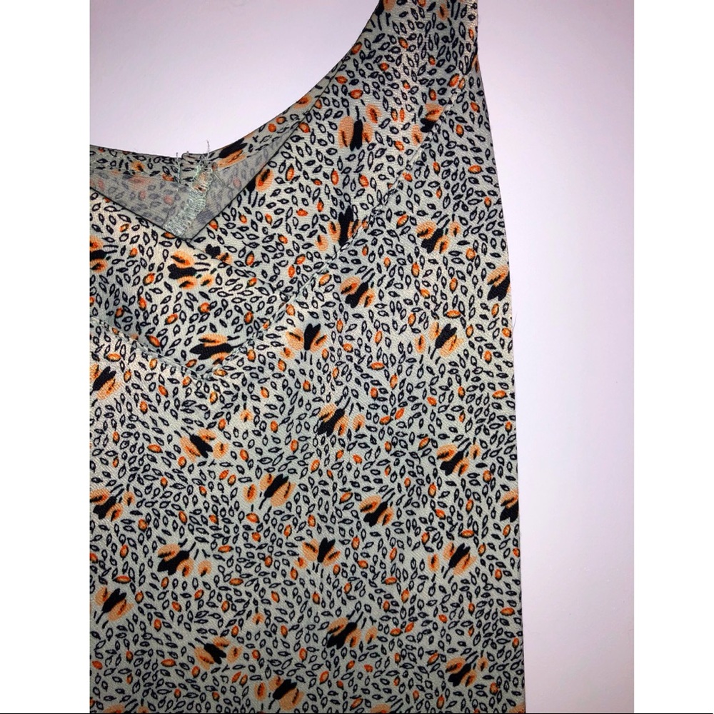 Patterned dress top